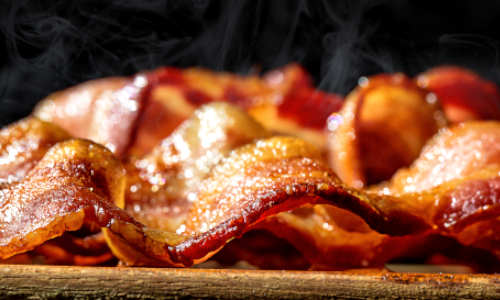 beer candied bacon image