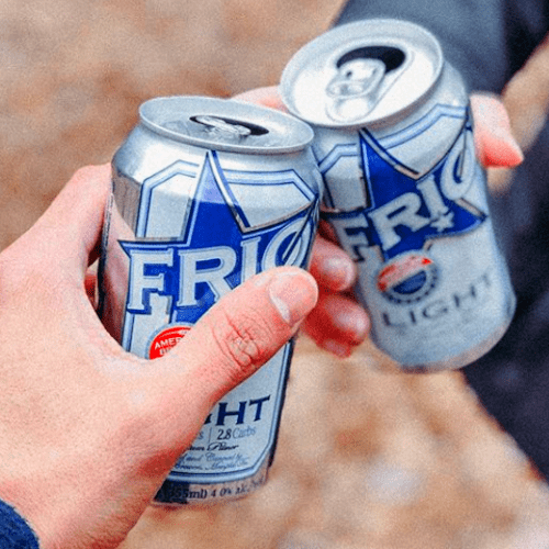 Enjoy FRIO light beer